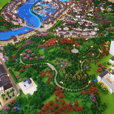 古鎮沙盤模型製作廠家案例