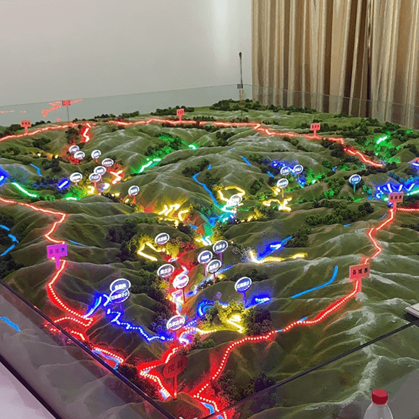 長征線路地形沙盤製作廠家案例