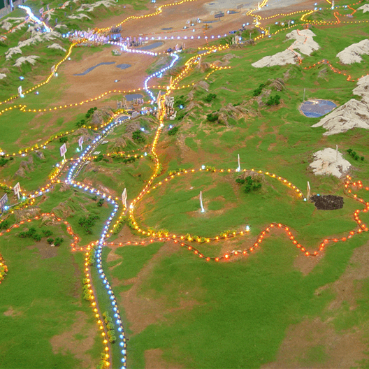 長征線路地形沙盤製作廠家案例