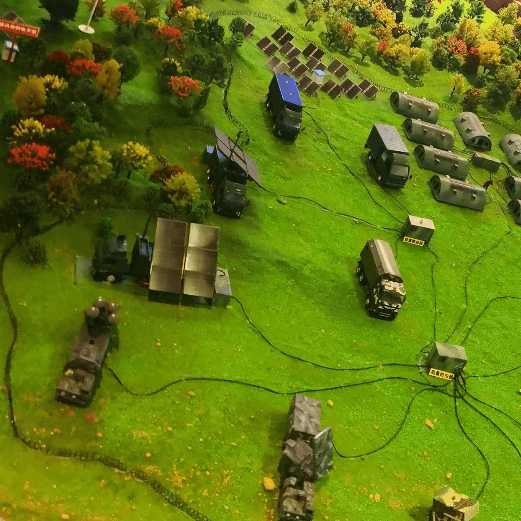 部隊軍事作戰地形沙盤模型製作廠家案例