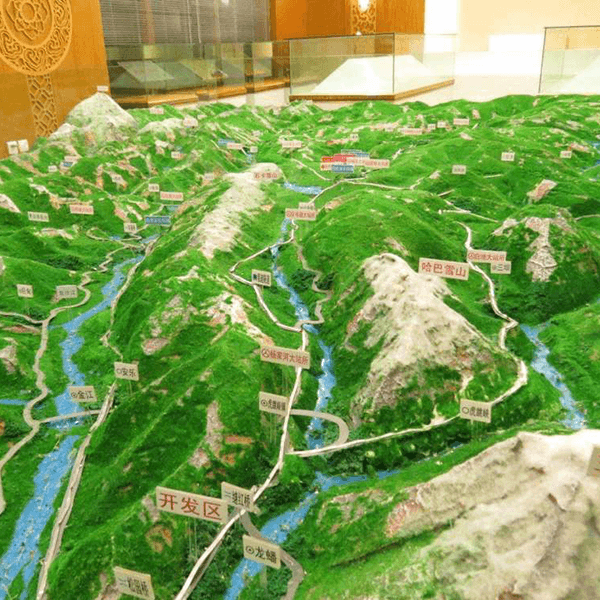 部隊軍事作戰地形沙盤模型製作廠家案例