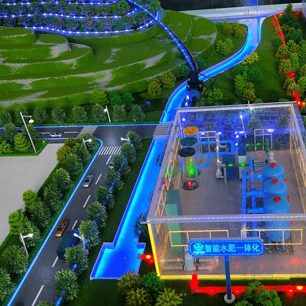 智能農業節水灌溉沙盤製作廠家案例