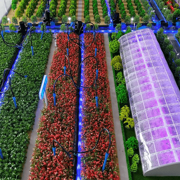 智能農業節水灌溉沙盤製作廠家案例