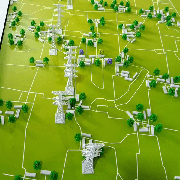 電力係統電網沙盤模型製作廠家案例