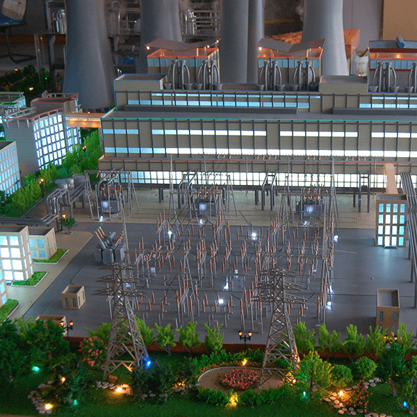 電力係統電網沙盤模型製作廠家案例