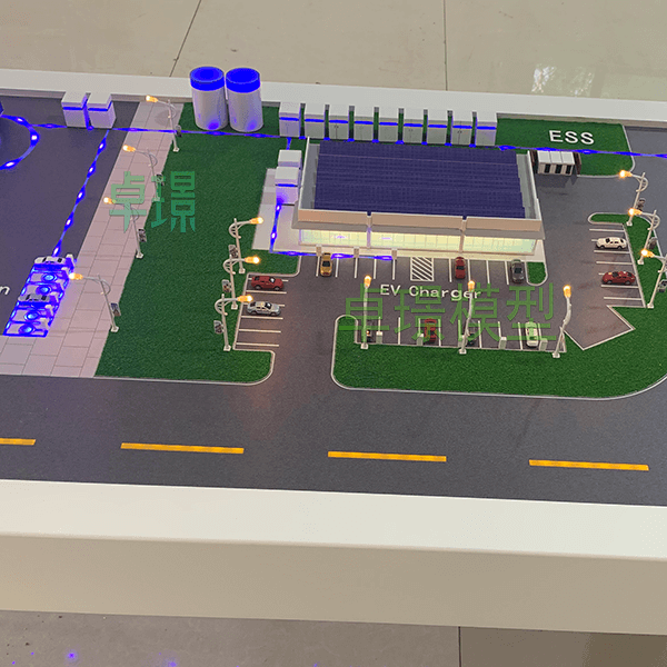 新能源停車場沙盤模型製作廠家案例