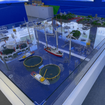 水產養殖沙盤模型製作廠家案例