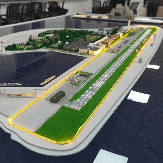 機場沙盤模型製作廠家案例
