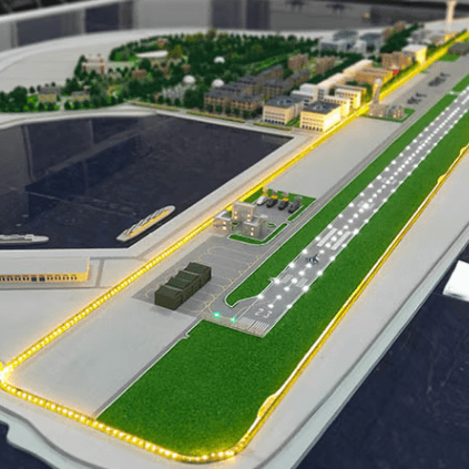 機場沙盤模型製作廠家案例