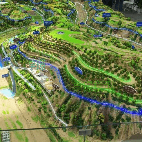 水土保持宣傳沙盤模型製作廠家案例