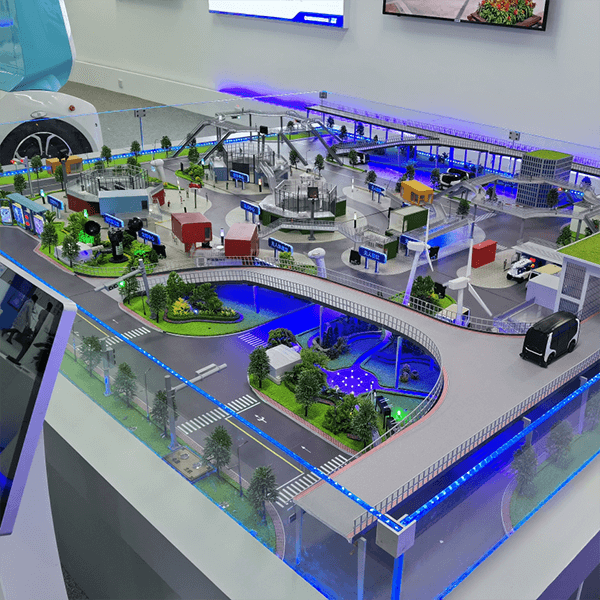 智能交通沙盤模型製作廠家案例