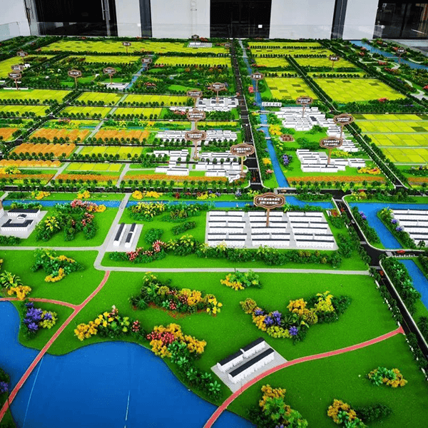 種養結合生態循環農業沙盤模型製作廠家案例
