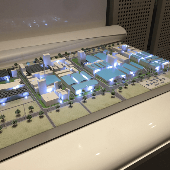 食品加工廠沙盤模型製作廠家案例