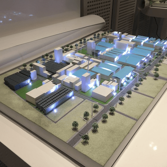 食品加工廠沙盤模型製作廠家案例