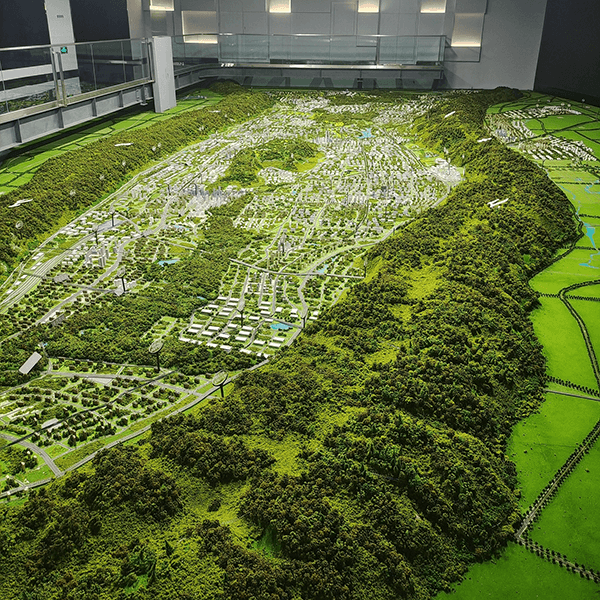 素模白模沙盤模型製作廠家案例