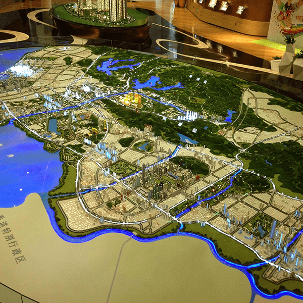 素模白模沙盤模型製作廠家案例