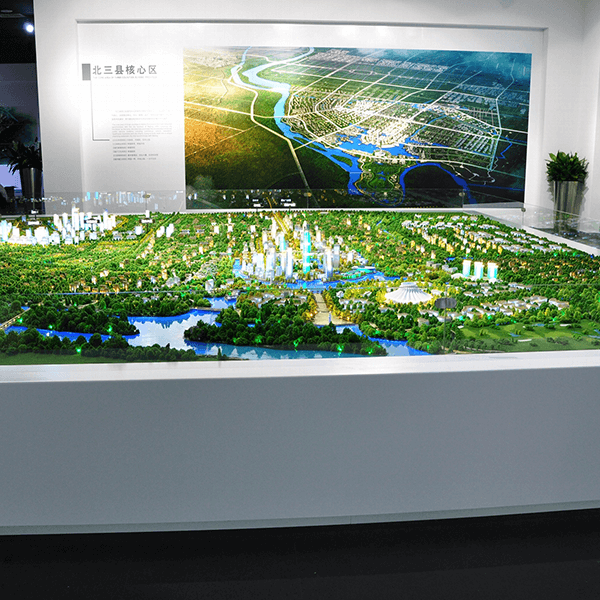 未來城市規劃沙盤模型製作廠家案例