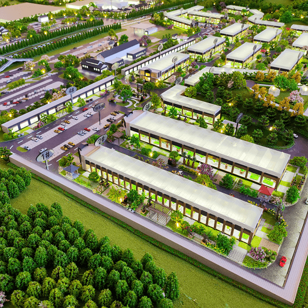 現代農業產業園區沙盤模型製作廠家案例