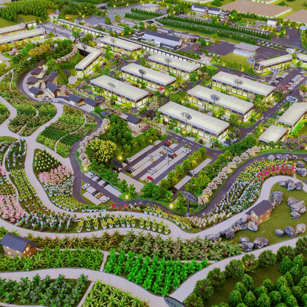 現代農業產業園區沙盤模型製作廠家案例