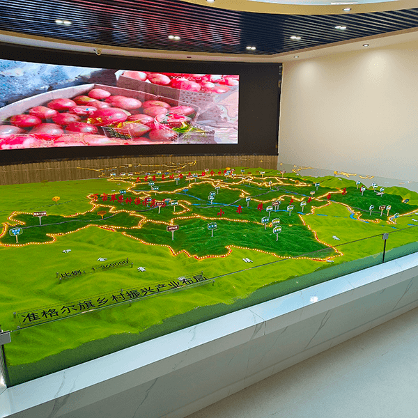 鄉村振興沙盤模型製作廠家案例