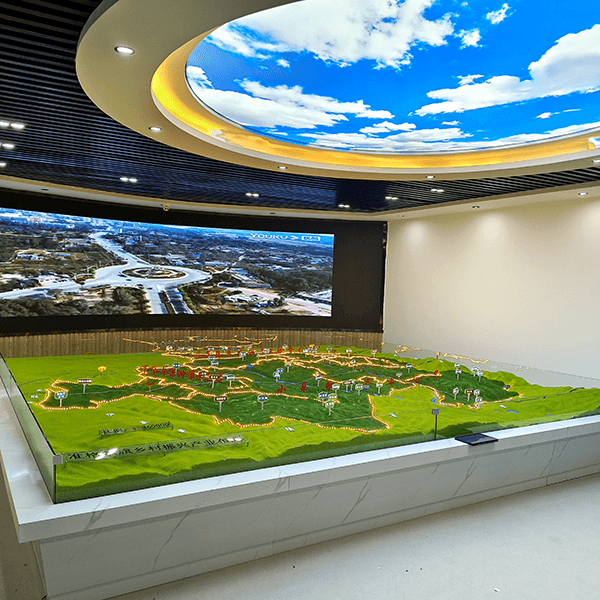 鄉村振興沙盤模型製作廠家案例
