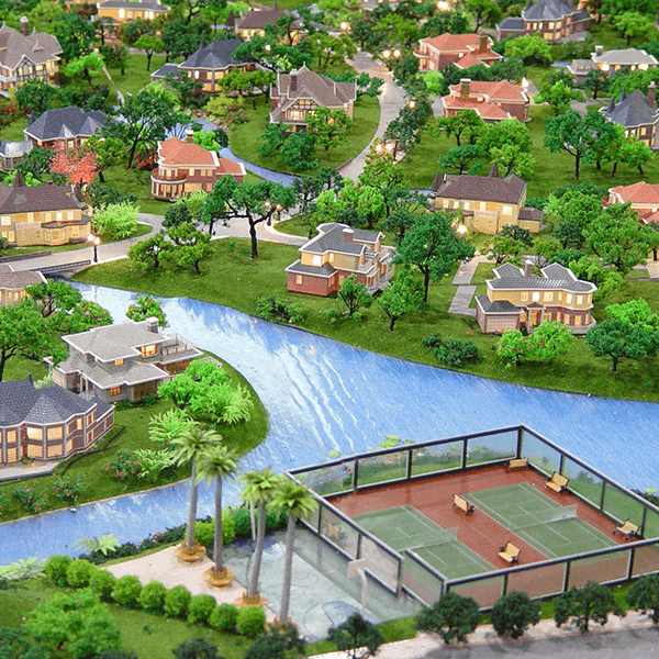 別墅區沙盤模型製作廠家案例