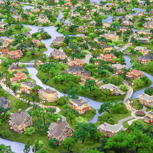 別墅區沙盤模型製作廠家案例