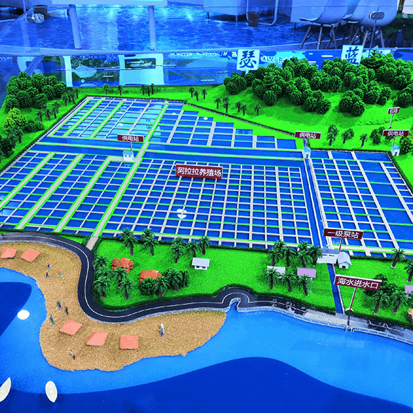 漁業水產養殖沙盤模型製作廠家案例