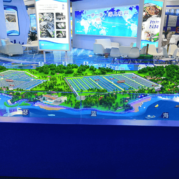 漁業水產養殖沙盤模型製作廠家案例
