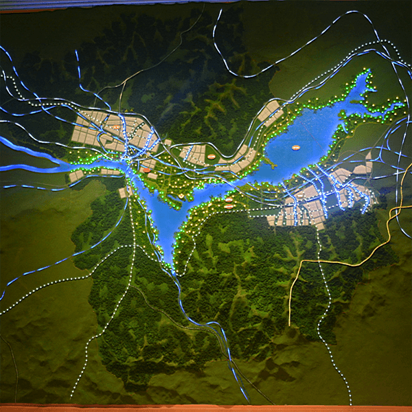 壁掛式交通沙盤模型製作廠家案例