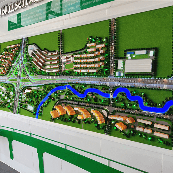 壁掛式交通沙盤模型製作廠家案例