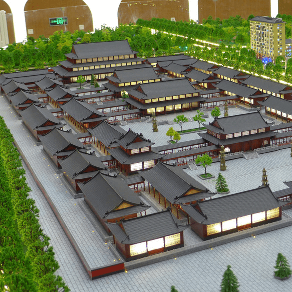 仿古建築沙盤模型製作廠家案例