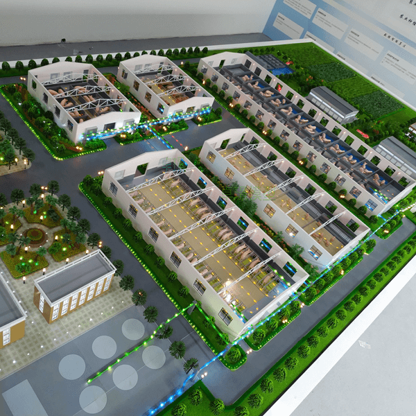 養殖場沙盤模型製作廠家案例