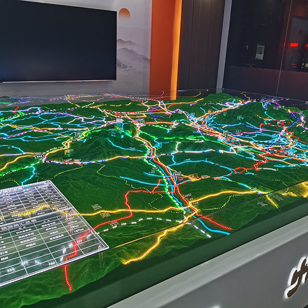 交通地形沙盤模型製作公司案例