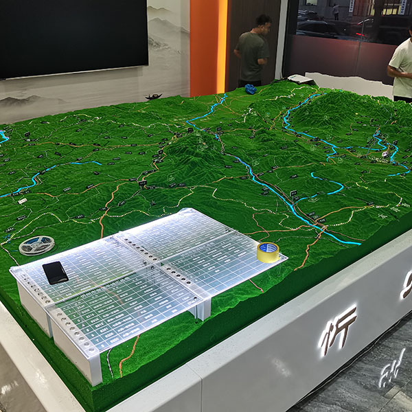 交通地形沙盤模型製作公司案例