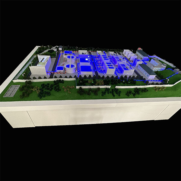 汙水廠沙盤模型製作公司案例