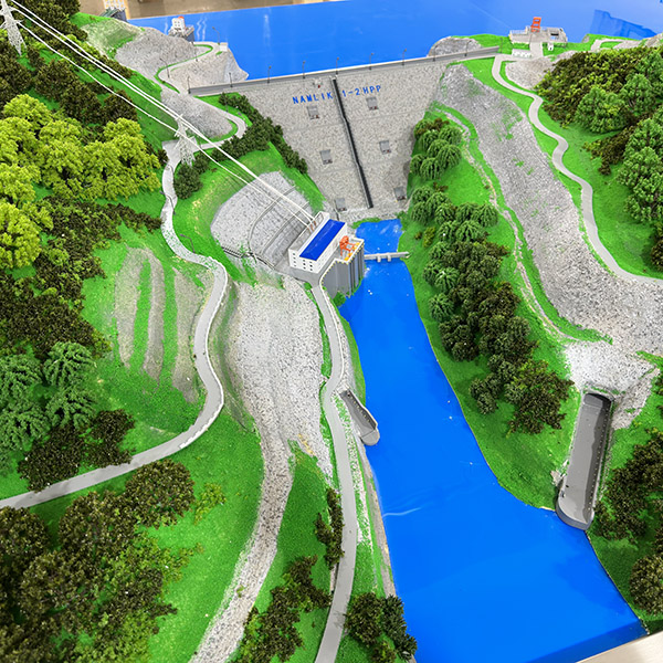 水力發電沙盤模型製作公司案例