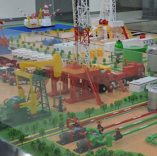 原油勘探沙盤模型製作公司案例